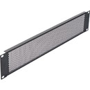 CANFORD RACKVENT Rack ventilation panel 2U, steel, perforated, black painted