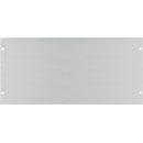 CANFORD RACK PANEL BLANK, FULL WIDTH 5U Flat aluminium, silver anodised