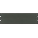 CANFORD RACK PANEL BLANK, FULL WIDTH 3U Flat aluminium, dark grey