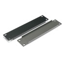 CANFORD RACK PANEL BLANK, HALF WIDTH 3U Extruded aluminium, dark grey