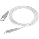 JOBY CHARGE AND SYNC CABLE Lightning, Apple MFi certified, braided nylon, 2.4A, 1.2m, silver