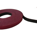 RIP-TIE WrapStrap 1.5 inch, plenum rated, cranberry (75 feet roll)
