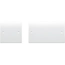 MK K3828WHI Blank plate, twin