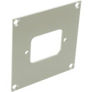 CANFORD UNIVERSAL MODULAR CONNECTION PLATE 1x IEC mains female, grey