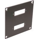 CANFORD UNIVERSAL MODULAR CONNECTION PLATE 2x SC fibre couplers, dark grey