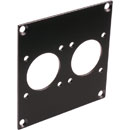 CANFORD UNIVERSAL MODULAR CONNECTION PLATE 2x MIL26, black