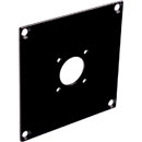 CANFORD UNIVERSAL MODULAR CONNECTION PLATE 1x N type, black