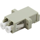 LC MM DUPLEX PANEL COUPLER (also fits SC simplex panel cutout)