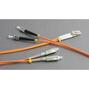 ST-LC MM DUPLEX OM1 62.5/125 Fibre patch cable 0.5m, yellow