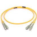 SC-SC SM DUPLEX OS2 9/125 Fibre patch cable 5.0m, yellow