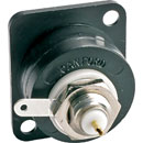 CANFORD D-SERIES Recessed BNC (solder), 75 ohm, black