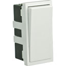 RPP EASYCLIP MODULE PE505 16A switch, intermediate, half module, white