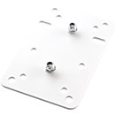 K&M 24352 UNIVERSAL MOUNTING BRACKET Vertical, multiple mounting templates, white