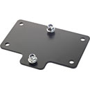 K&M 24357 UNIVERSAL MOUNTING BRACKET Vertical, M6 - 107.9 x 50.8mm mounting template, black