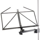 K&M 11505 MUSIC STAND Folding, tube clamp, black