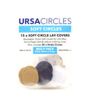 URSA STRAPS SOFT CIRCLES MICROPHONE COVER Soft fabric, black/white/beige (15 Circles/30 Stickies)
