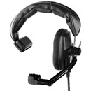 BEYERDYNAMIC DT 108.28 HEADSET Single ear, 400 ohms, with 200 ohms mic, 1.5m cable with XLR4F, grey