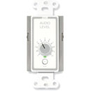 RDL D-RLC10KM REMOTE Level controller, 0 to 10kOhm, rotary controller, with mute, white