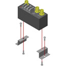 RDL MB-1 MOUNTING BRACKET For 1x Rack-Up, Stick-On or TX module