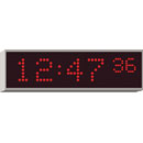 WHARTON 4010E.05.R.FP.UK CLOCK 50mm red characters, flush panel mount, mains powered