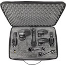 SHURE PGADRUMKIT6 MICROPHONE SET Drum set, 2x PGA56, 1x PGA57, 1x PGA52, 2x PGA81, case, inc cables