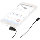VOICE TECHNOLOGIES VT506MOBILE MINIATURE MICROPHONE Omni, for smartphone, black
