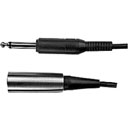 SHURE WA410 CABLE 1/4" jack to male XLR