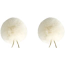 BUBBLEBEE TWIN WINDBUBBLES WINDSHIELDS Size 2, 35mm opening, off-white (pack of 2)
