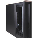 LANDE ES4207132/B-L ACOUSTIC RACK CABINET 32U, 750 wide, 1130 deep, black with maple panels