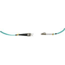 ST-LC MM DUPLEX OM3 50/125 Fibre patch cable 10m, aqua