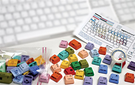 LOGICKEYBOARD SET OF KEYS LogicPro, G5