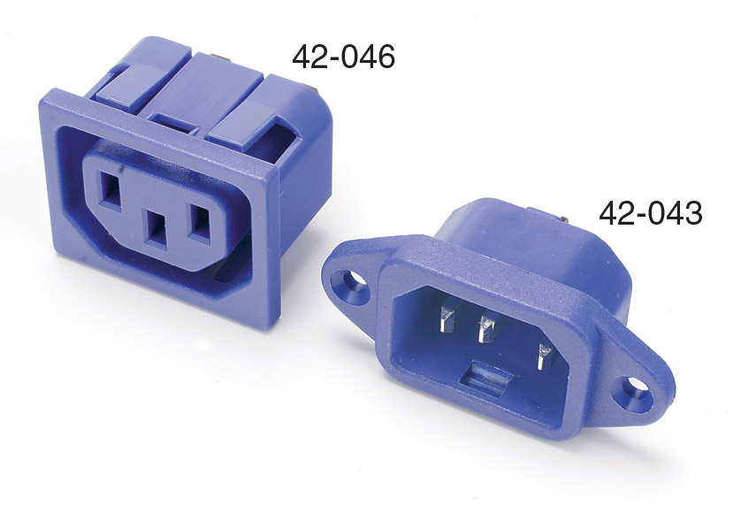 VOLEX IECLATCH AC MAINS POWER CONNECTOR Female panel