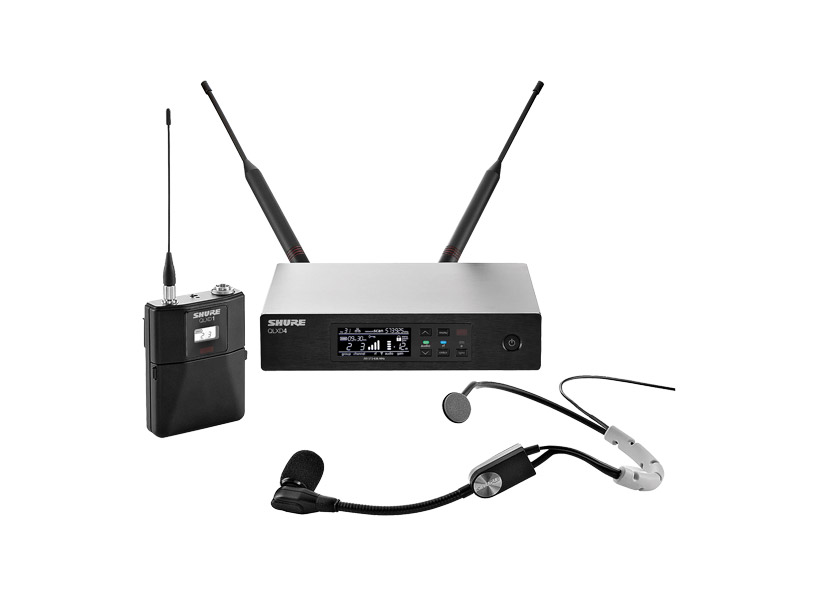 SHURE QLXD14/SM35 RADIOMIC SYSTEM Headset, SM35 cardioid condenser