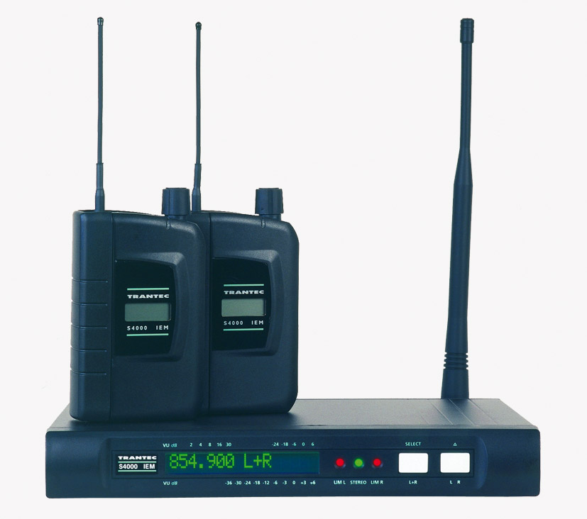 TRANTEC S4000IEME IN EAR MONITOR SYSTEM, UHF, 32 frequency capable