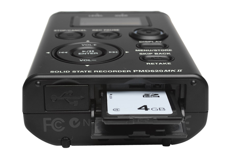 MARANTZ PMD 620MKII PORTABLE RECORDER For SD card, microphone in with