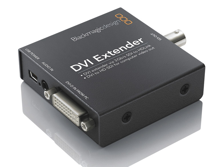 BLACKMAGIC HDLEXTDVI DVI EXTENDER VIDEO CONVERTER DVI, analogue audio