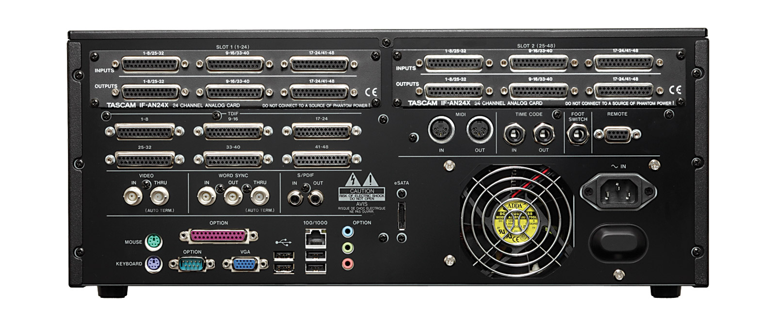 TASCAM X48MKII 48TRACK DIGITAL AUDIO WORKSTATION 1TB HDD, 96kHz/24bit, BWF, SMTPE, MIDI, 4U