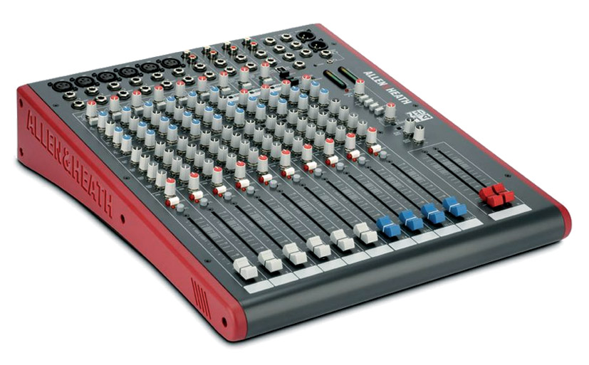 ALLEN & HEATH ZED 14 MIXER 6x mic/line, 4x stereo, no FX, USB i/o, L/R