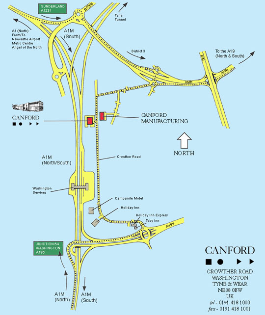How to get to canford