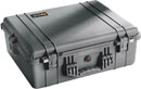 PELI 1600 PROTECTOR CASE Internal dimensions 546x420x202mm, with padded dividers, black