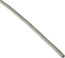 DOUGHTY T40000 GALVANISED WIRE ROPE Flexible, 3mm, silver