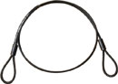 DOUGHTY T2849001 SAFETY BOND 3mm diameter, 600mm. 100kg SWL, black