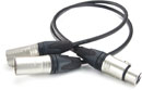 CANFORD CABLE 3FXX-2x3MXX-HSTRM, 0.35m, Y-lead, Black