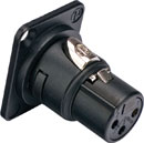 NEUTRIK XLR PANEL CONNECTORS - Cable style, surface mount