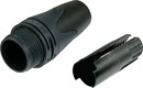 NEUTRIK BXX-14 XLR GLAND Black, large, supplied with large chuck