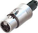 NEUTRIK NC3FXX-WOB XLR Female cable connector, without gland