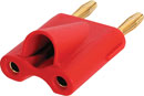 REAN NYS508-R DUAL 4mm CONNECTOR Red