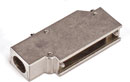 D-SUB 25 pin metal cover, low profile