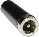 DC CONNECTOR Male cable, 2.1mm, 10mm shaft