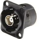 SWITCHCRAFT EHBNCRCAB BNC female - RCA female feedthrough, black